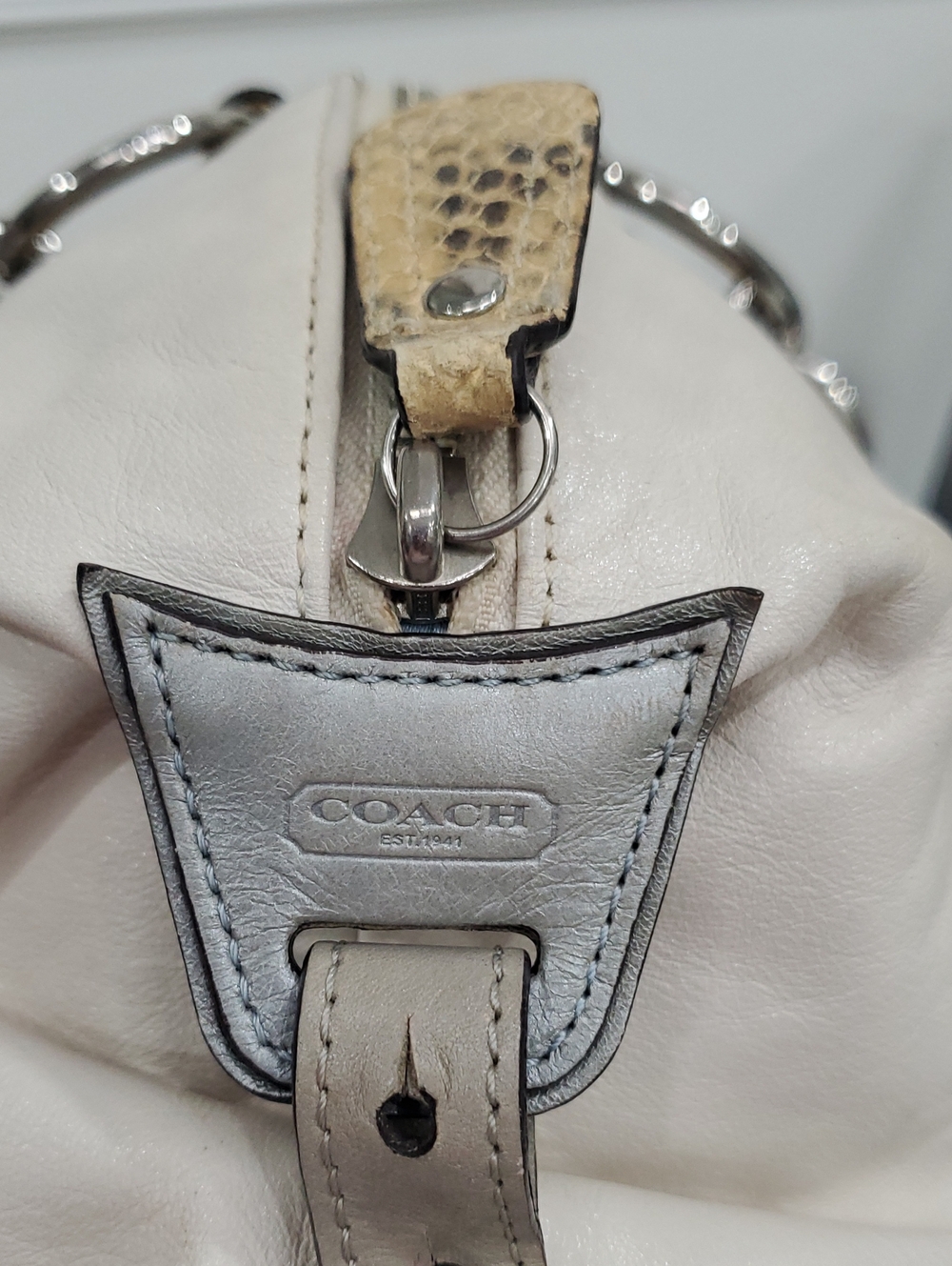 Coach Kristin Spectator Leather Domed Satchel - Picture 7 of 16